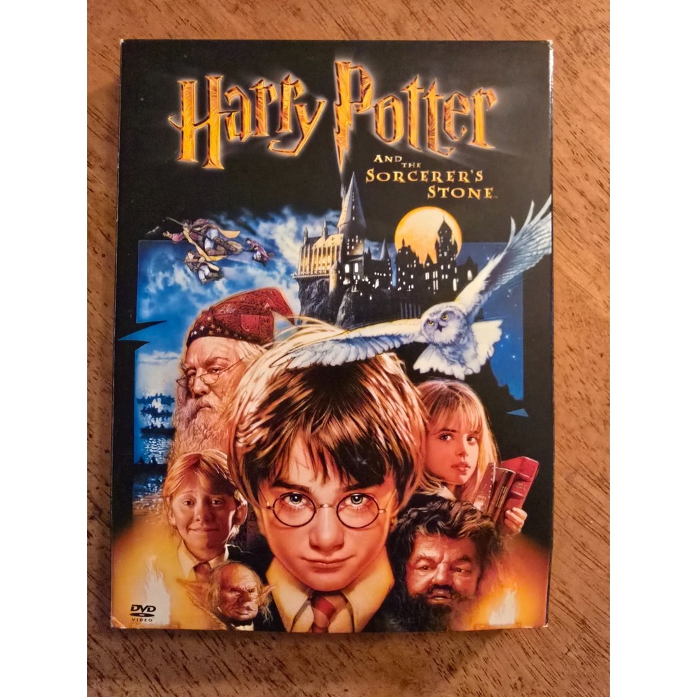 Harry‎ Potter and the Sorcerers Stone (DVD, 2002, Full Frame) Good Condition